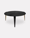 Black and Metal Coffee Table
