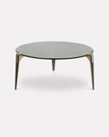 Gray and Metal Coffee Table