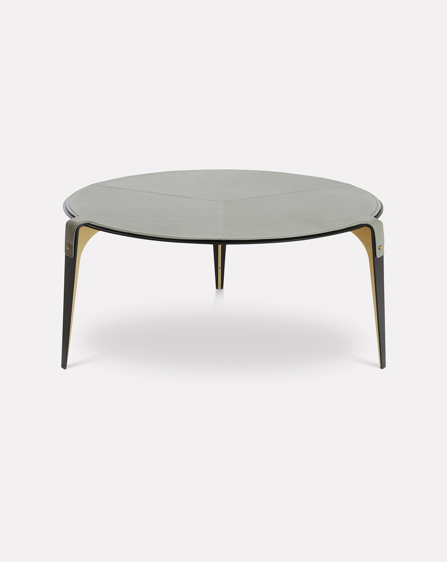 Gray and Metal Coffee Table
