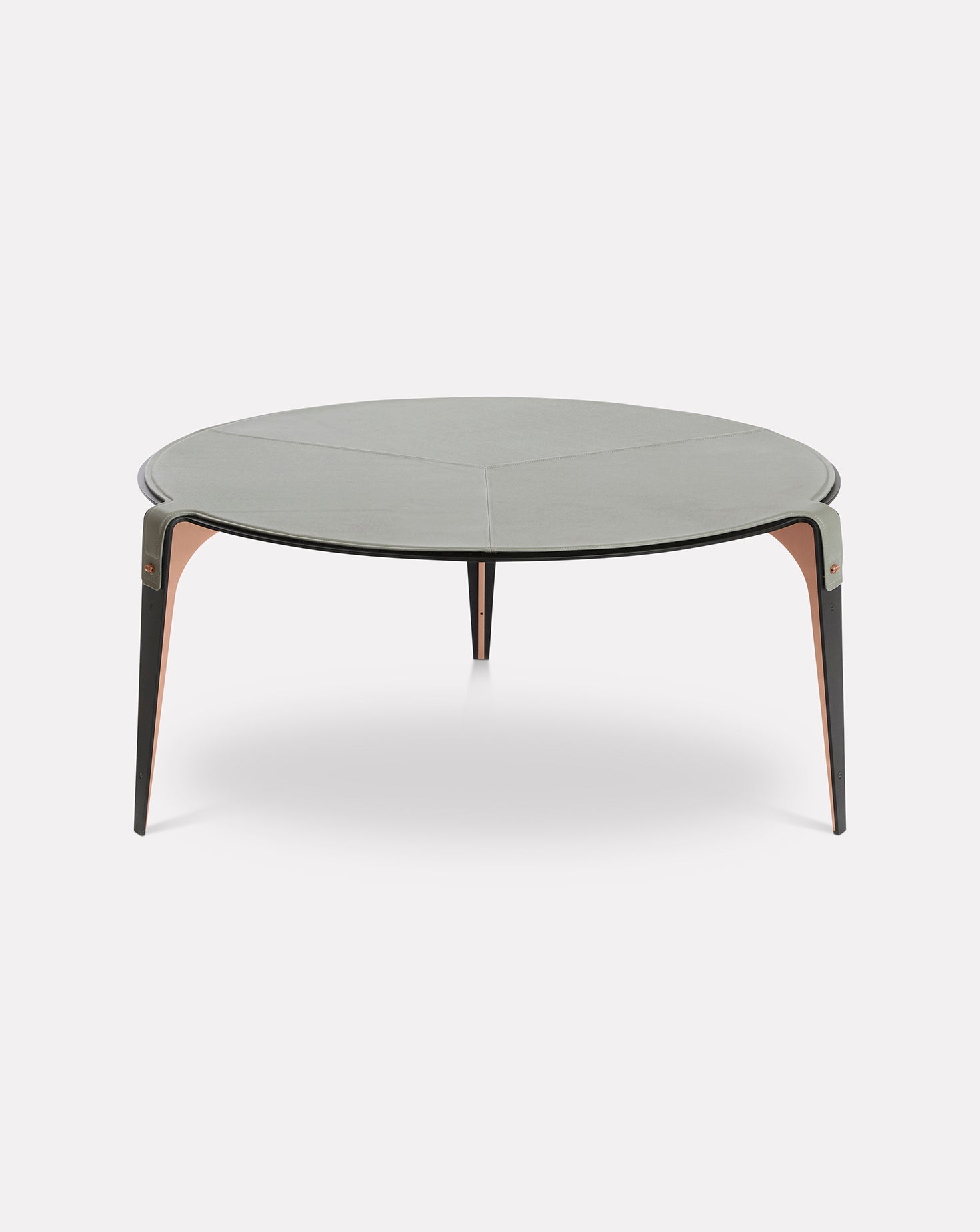 Gray and Metal Coffee Table