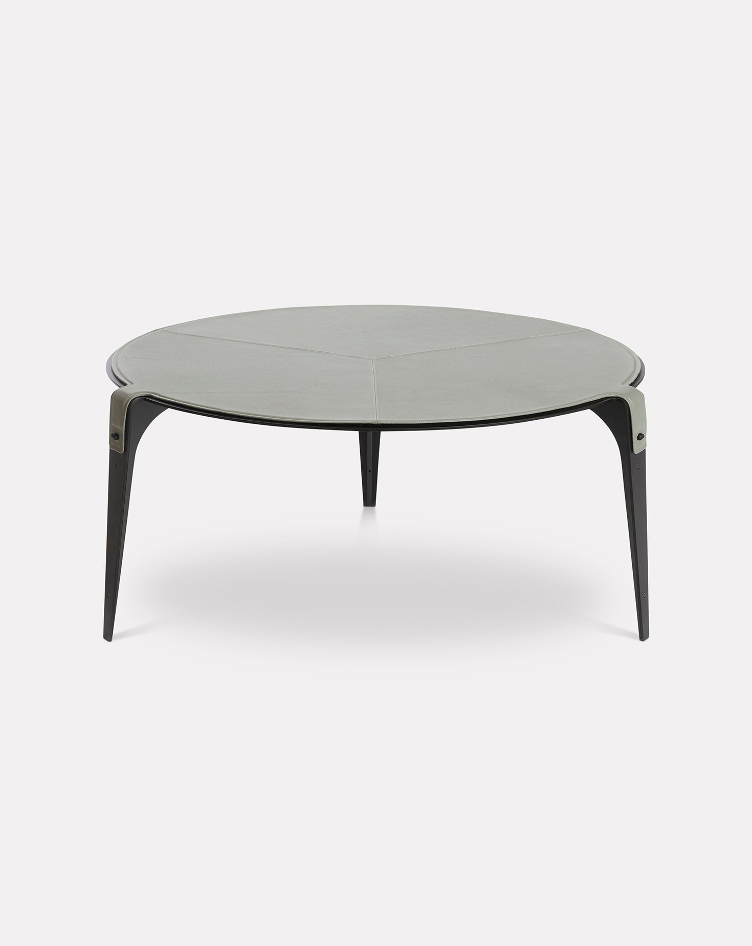 Gray and Metal Coffee Table