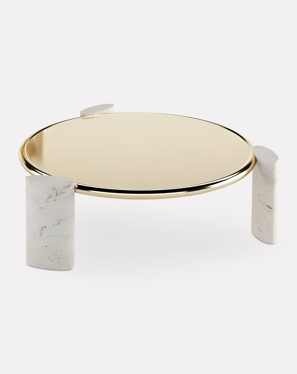 Travertine Base Coffee Table