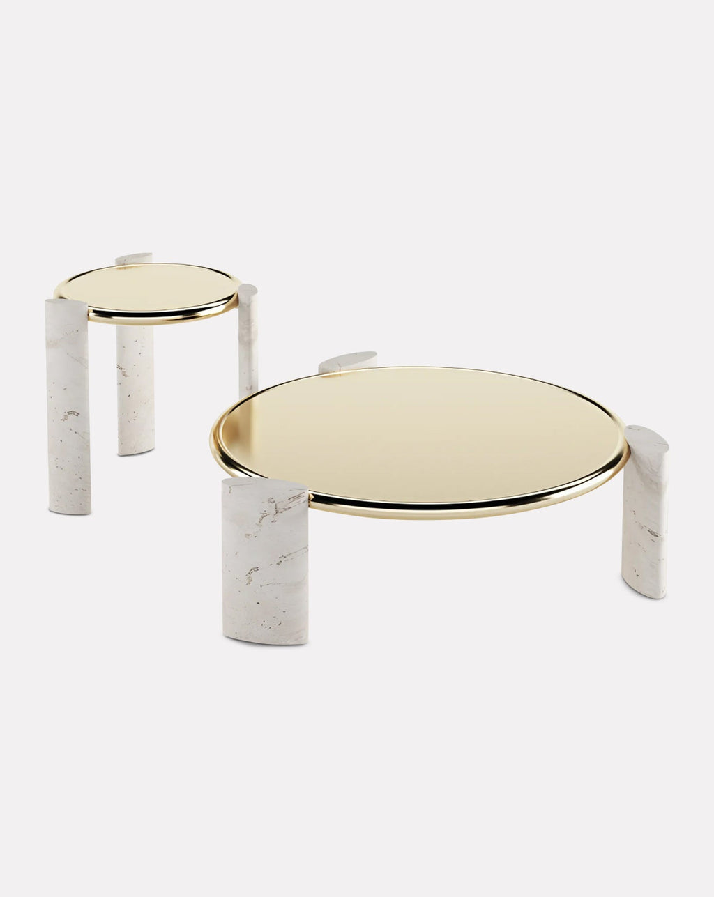 Travertine Base Coffee Table