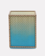 With Marquetry Insert Blue Side Table