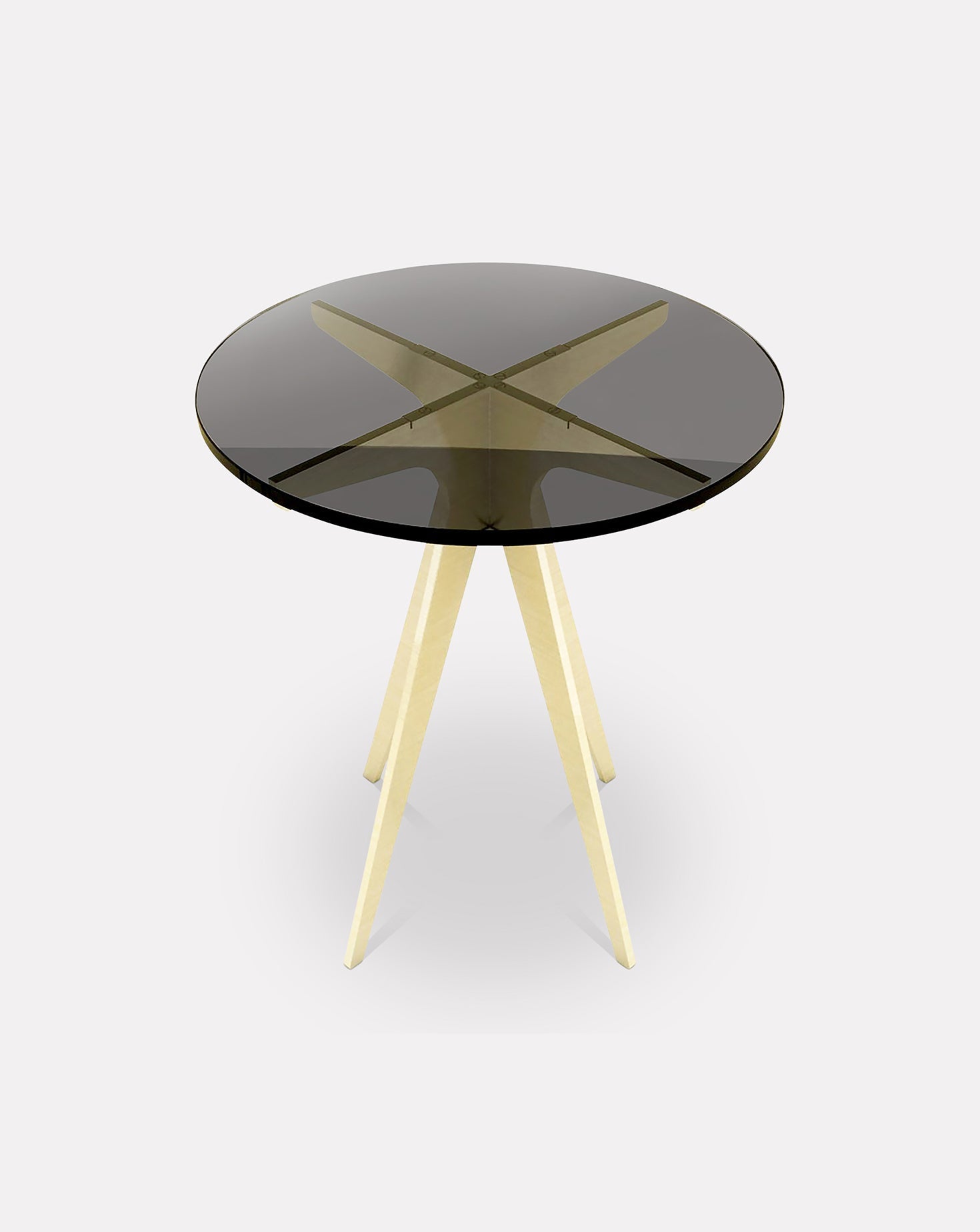 Smoked Glass Side Table