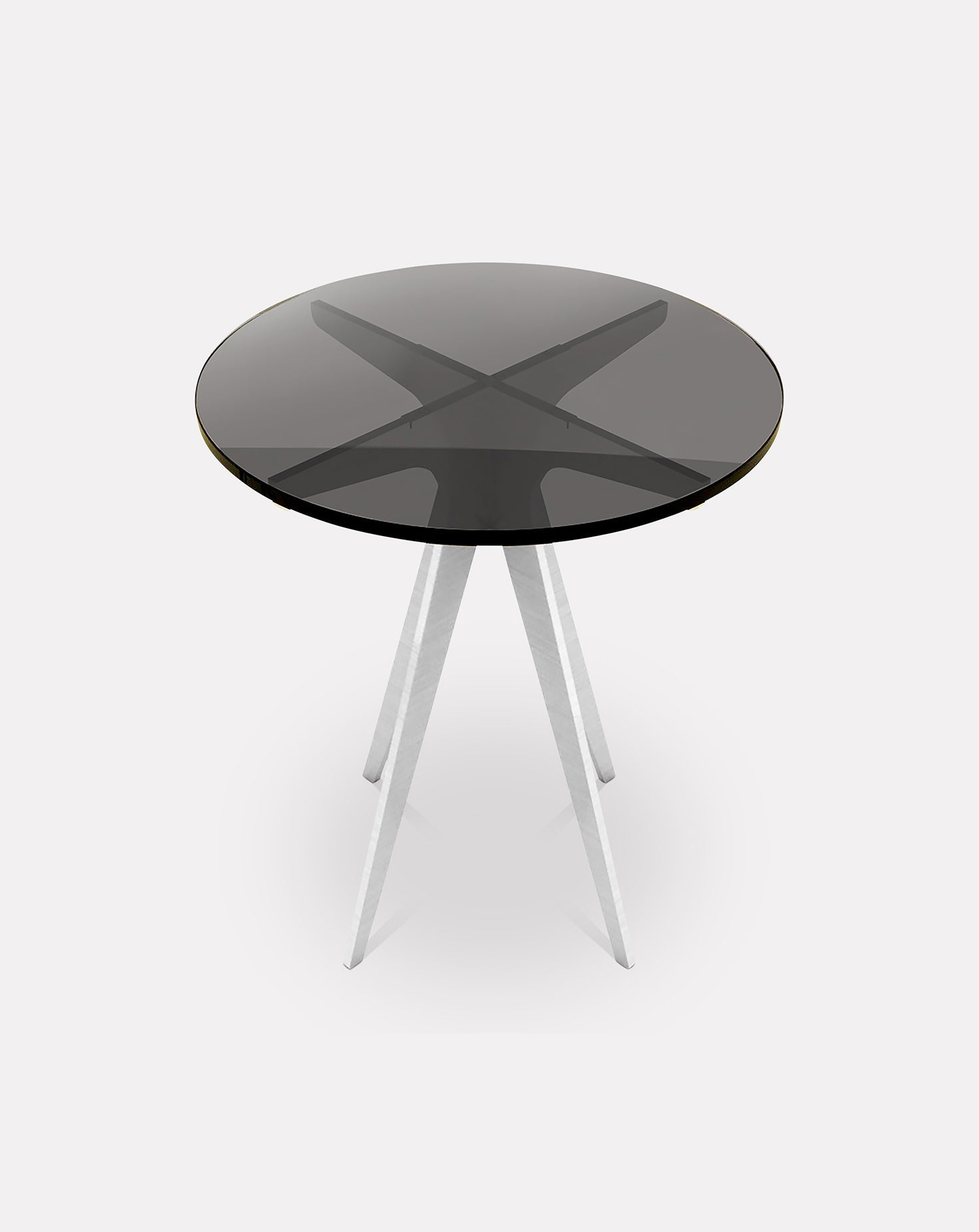 Smoked Glass Side Table