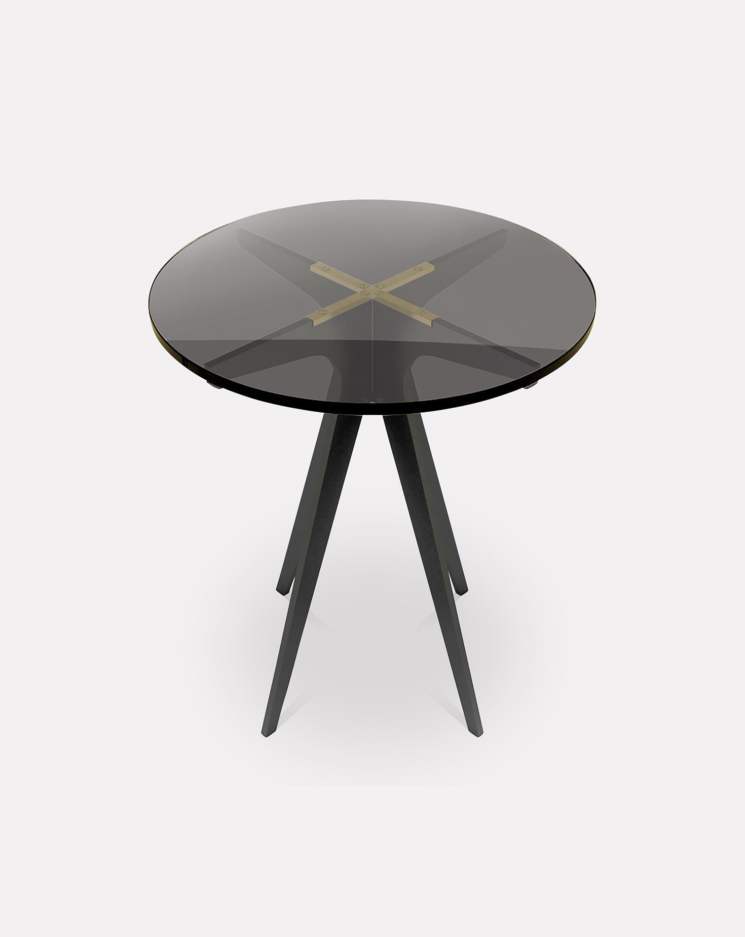 Smoked Glass Side Table