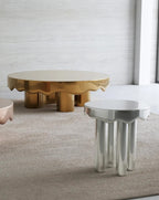 Liquid Metal Side Table