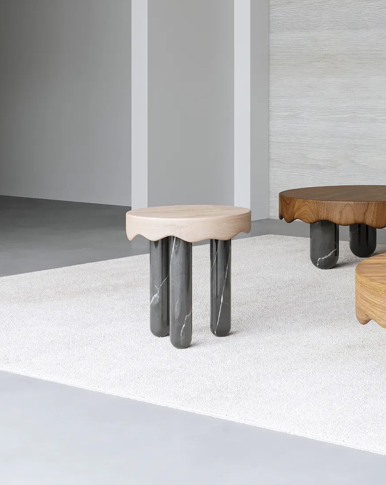 Wood Side Table