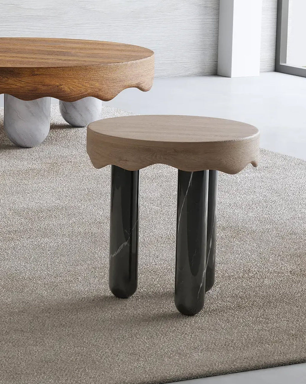 Wood Side Table