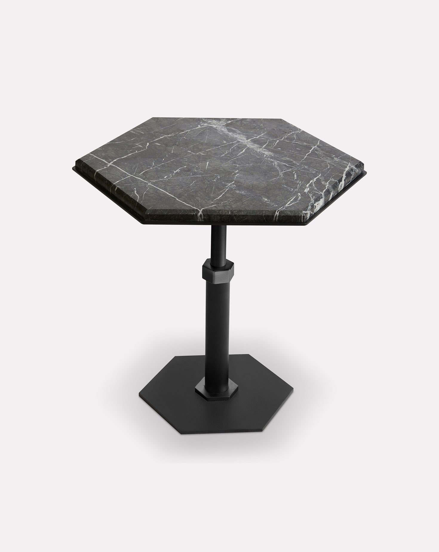 Grigio Hexagon Side Table