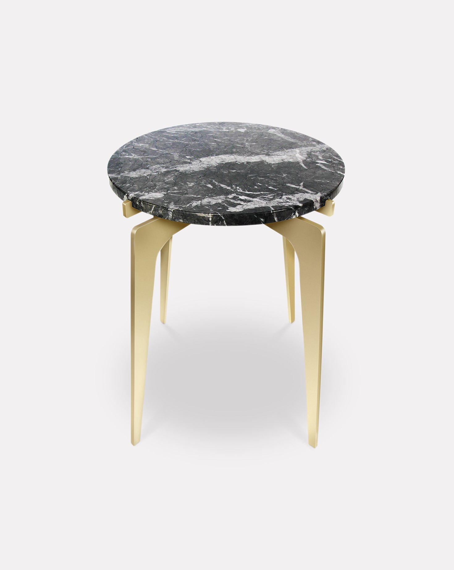 Grigio Marble Side Table