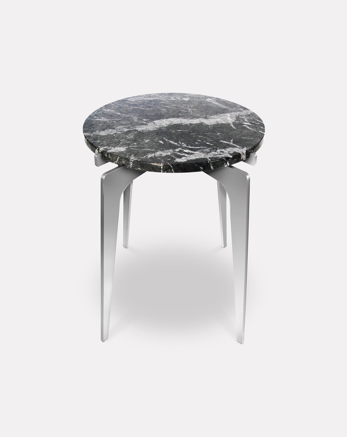 Grigio Marble Side Table