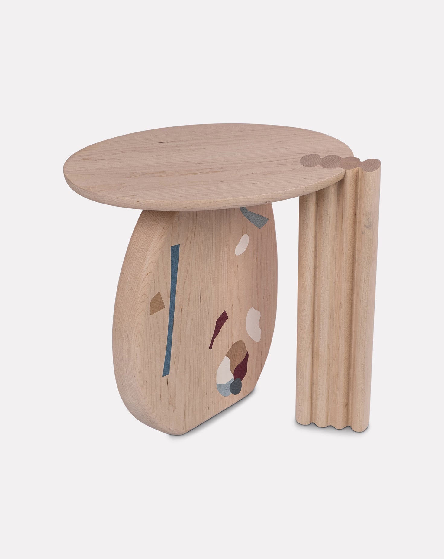 Maple Wood Side Table