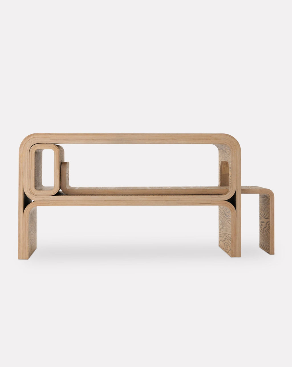 Oak Wood Console