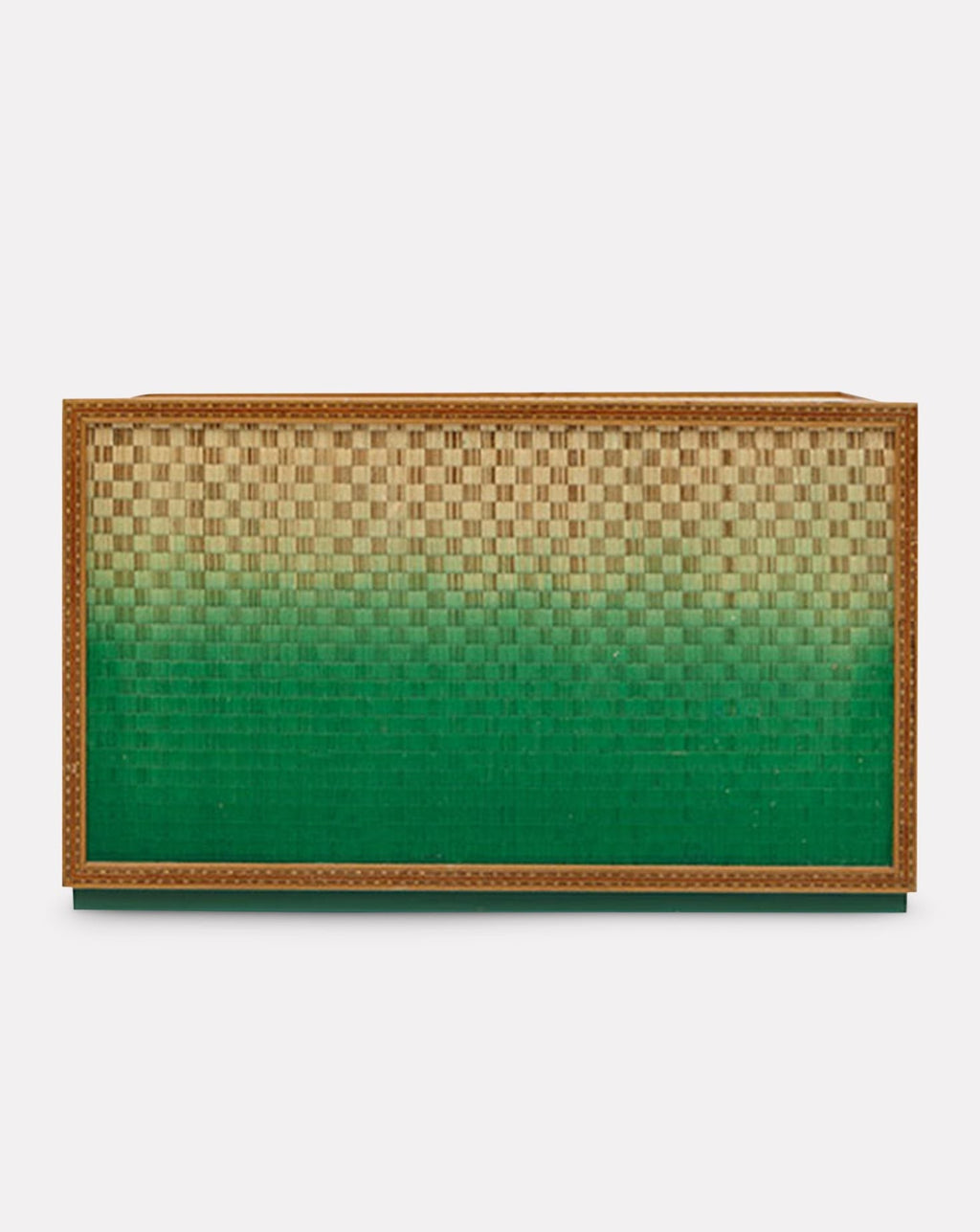 With Marquetry Insert Green Side Table