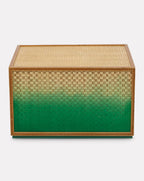 With Marquetry Insert Green Side Table