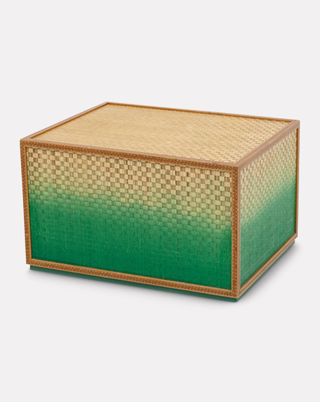 With Marquetry Insert Green Side Table