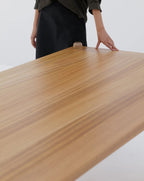 9 Button Rectangle Dining Table