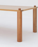 9 Button Rectangle Dining Table