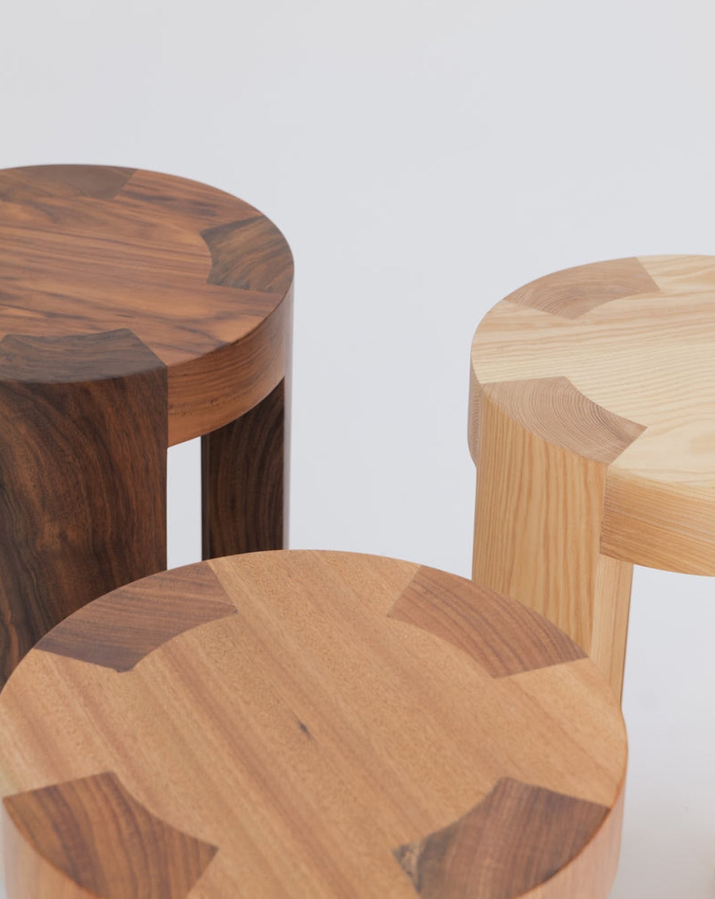 Solid Wood Side Table Stool