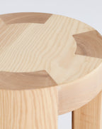 Solid Wood Side Table Stool