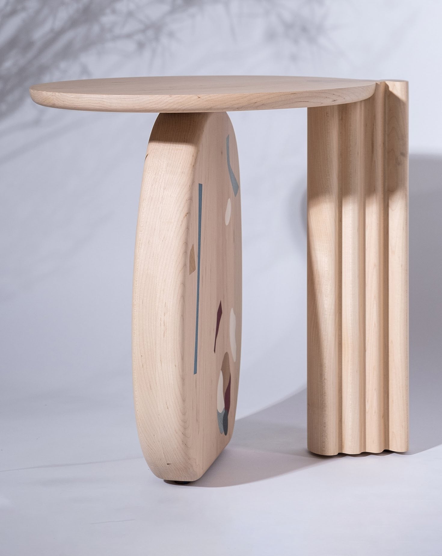 Maple Wood Side Table