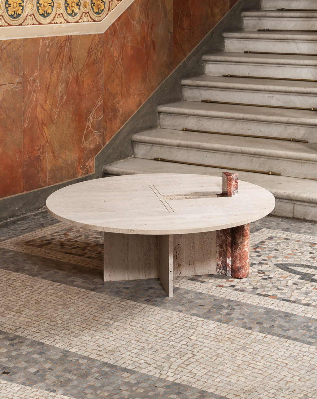 V Marble Coffee Table