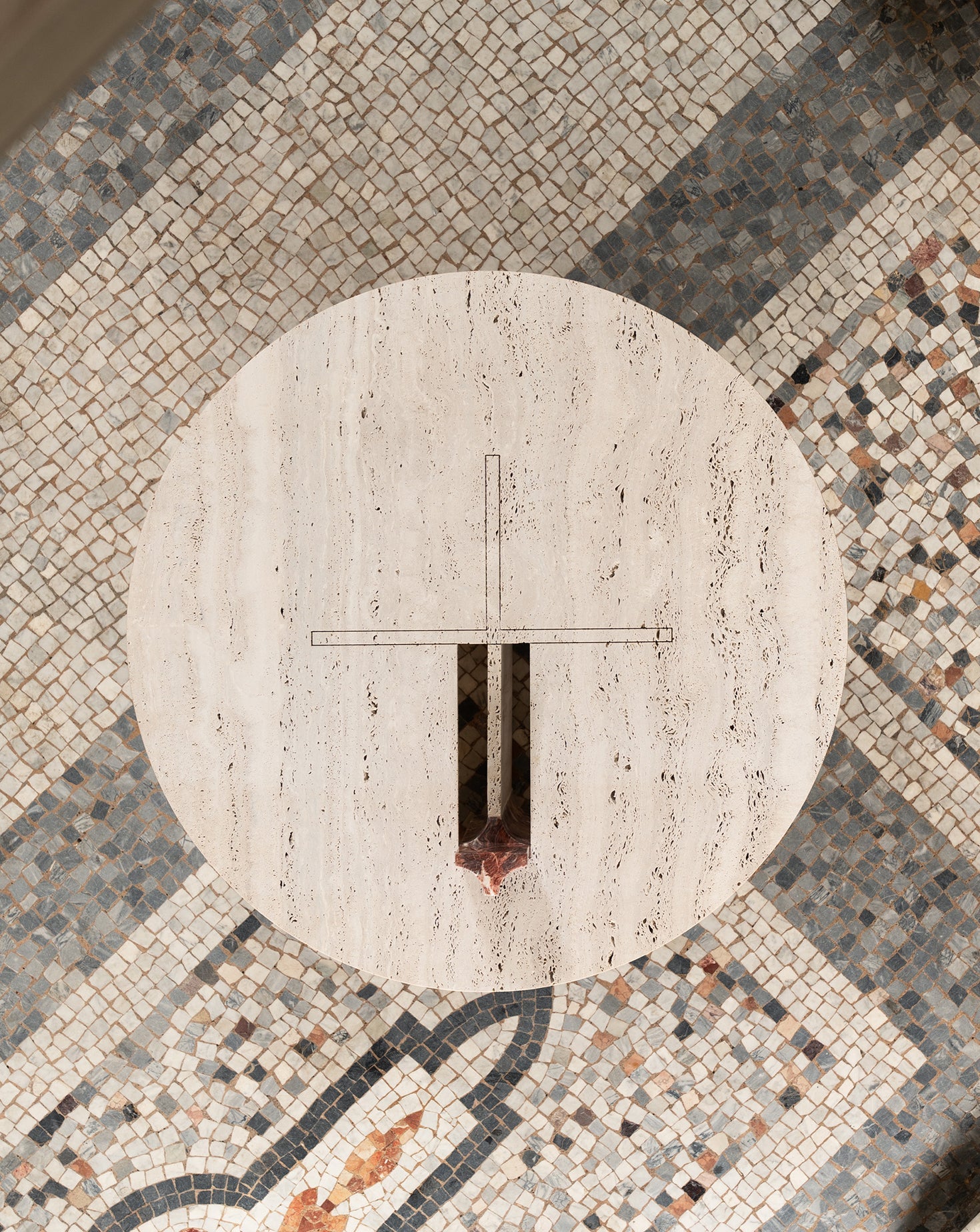 V Marble Coffee Table