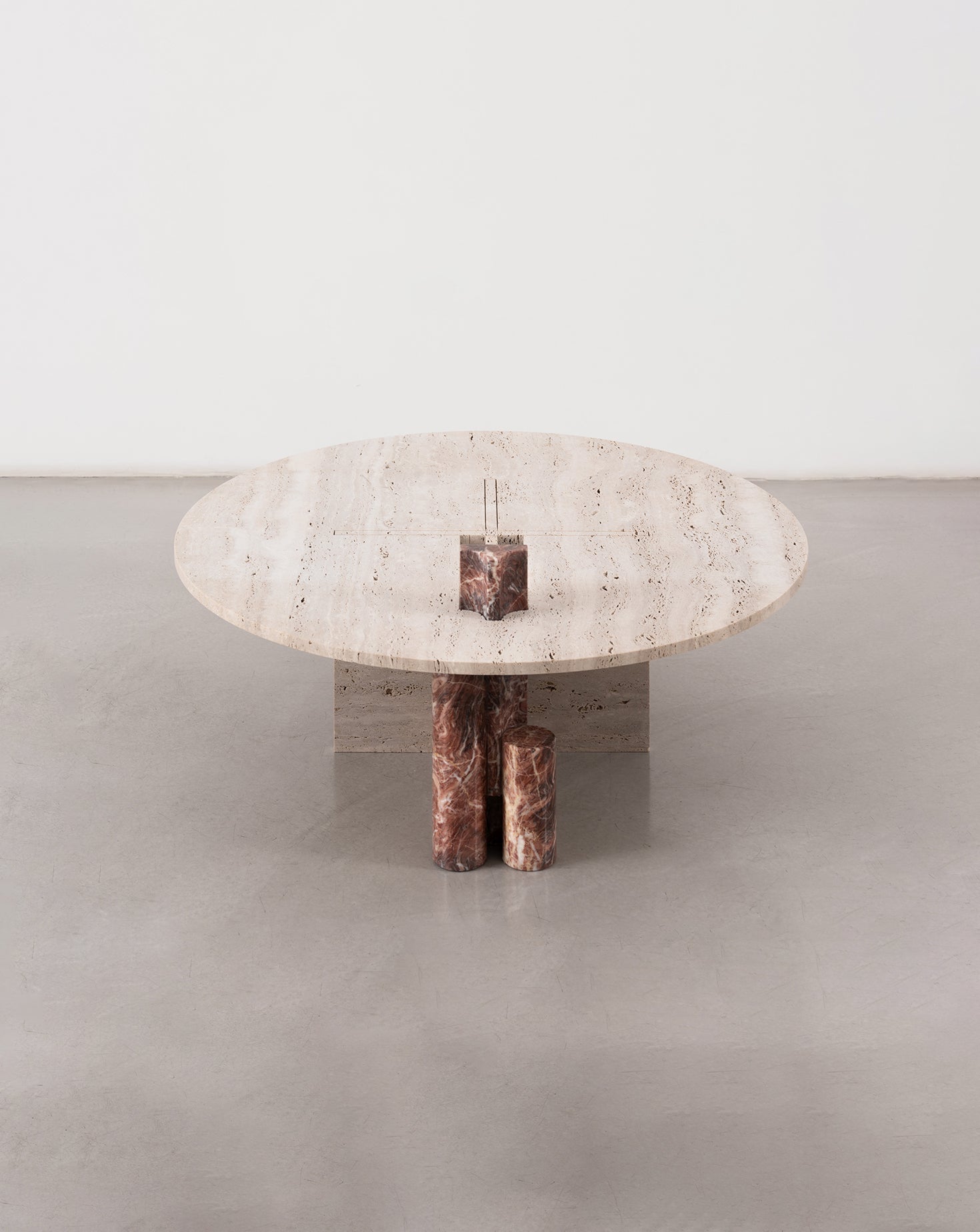 V Marble Coffee Table