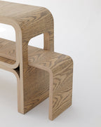 Oak Wood Console