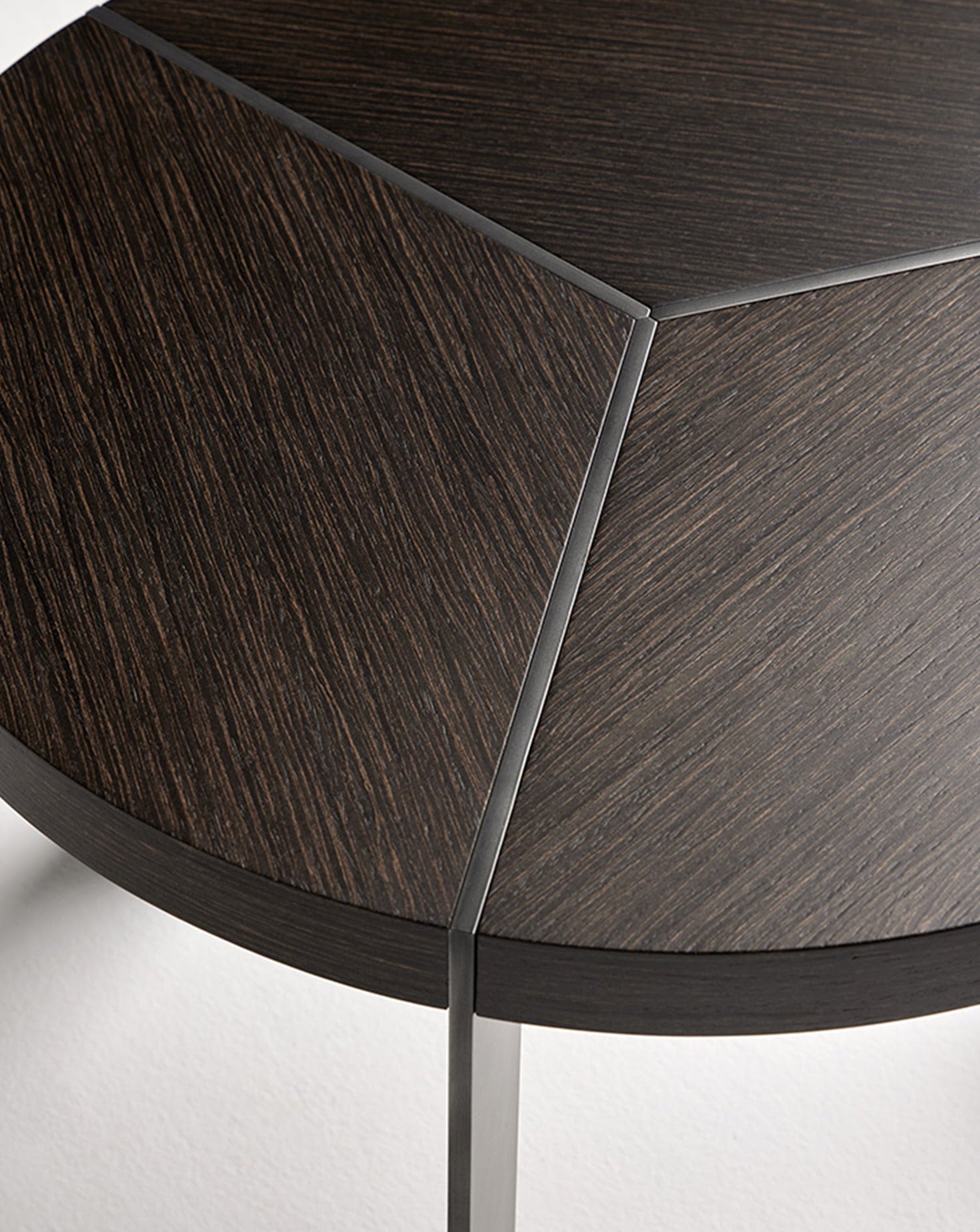 Leather Side Table